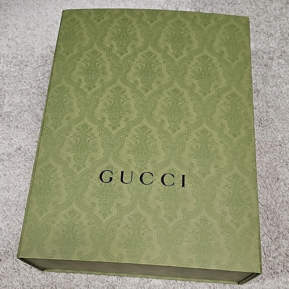 Gucci Large Olive Embossed Box